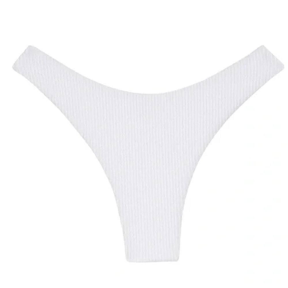 Monday Swimwear White Sand Crinkle Byron Bottom - Picture 3 of 4